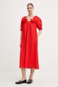 Stine Goya sukienka czerwony SG.SS26.D266.2507