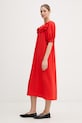 Stine Goya sukienka SG.SS26.D266.2507 czerwony SS26
