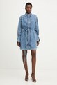 BOSS Orange sukienka jeansowa C SHIRTDRESS 50557046 niebieski SS26