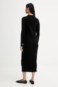 Odzież PS Paul Smith sukienka z dodatkiem wełny W2R.798N.V31406 czarny