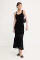 Marciano by Guess šaty s viskózou CAROL G6GK40.Z0635 čierna SS26