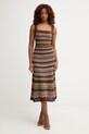 Marciano by Guess sukienka SUKI G6GK42.Z0640 brązowy SS26