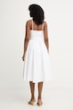 Oblečenie Marciano by Guess šaty s rozšíreným strihom s bavlnou ULLA G6GK46.W1925 biela