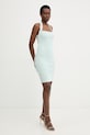 Marciano by Guess sukienka bodycon z wiskozą RANIA 6RGK26.5876Z niebieski SS26