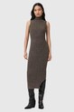 Одяг Сукня і кардиган з додаванням вовни AllSaints W208DD коричневий