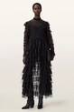 AllSaints sukienka W182DD czarny