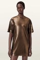 AllSaints sukienka casual złoty W141DD