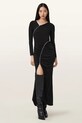 AllSaints sukienka z elastanem czarny W210DD