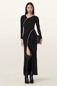 AllSaints sukienka W210DD czarny