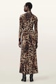 AllSaints sukienka W206DD brązowy SS26