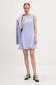 HUGO sukienka Kelunti 50553024 fioletowy SS26