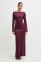 Odzież HUGO sukienka 50550740 fioletowy