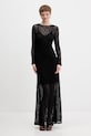 HUGO sukienka Nulietta z elastanem czarny 50554253
