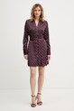 Guess sukienka BLERTA W6RK90.WF1T2 fioletowy SS26