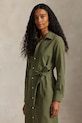 Odzież Polo Ralph Lauren sukienka z dodatkiem lnu 211A96346 zielony