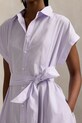 Polo Ralph Lauren sukienka bawełniana fioletowy 211A96363
