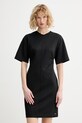 Calvin Klein sukienka midi czarny LV044E034G