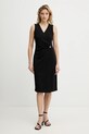 Calvin Klein sukienka z elastanem czarny LV044E047G