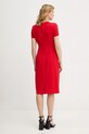 Calvin Klein sukienka LV044E048G czerwony SS26