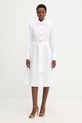 Karl Lagerfeld sukienka bawełniana bawełna biały B1W13026