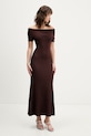 Šaty Bardot 60162DB hnedá SS26