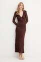 Bardot sukienka 60239DB brązowy SS26