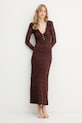 Bardot sukienka 60239DB brązowy SS26