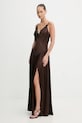 Bardot sukienka wiskozowa 60248DB brązowy SS26