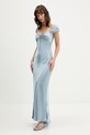 Bardot sukienka wiskozowa 60241DB niebieski SS26