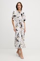 Joseph Ribkoff Sukienka rozkloszowana 261168 biały SS26