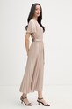 Joseph Ribkoff sukienka plisowana 261752 beżowy SS26