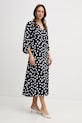 Joseph Ribkoff Kiszélesedő ruha 261901 sötétkék SS26