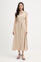 Joseph Ribkoff расклешенное платье с вискозой бежевый 261935