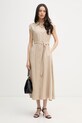 Joseph Ribkoff расклешенное платье с вискозой 261935 бежевый SS26