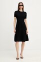 Šaty Armani Exchange XW001885.AF10352 čierna SS26