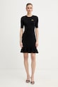 Armani Exchange sukienka XW001872.AF10352 czarny SS26