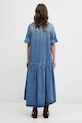 Odzież GANNI sukienka jeansowa A1030154 niebieski