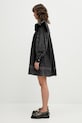 GANNI sukienka bawełniana A1030125 czarny SS26