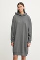 Marc O'Polo sukienka bawełniana 600407359001 szary SS26