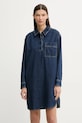 Marc O'Polo sukienka jeansowa tkanina granatowy 5000007938