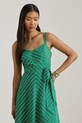 Odzież Lauren Ralph Lauren sukienka bawełniana 200P03708 zielony