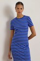 Odzież Lauren Ralph Lauren sukienka 200P03768 niebieski