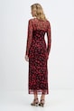 Odzież Never Fully Dressed sukienka Cherry Mesh Soho NFDDR3167 bordowy
