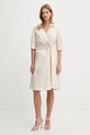 Šaty Pinko midi béžová 106602.A35Q