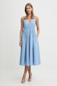 Šaty Pinko midi modrá 106524.A35Q