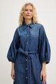 Pinko sukienka koszulowa jeansowa niebieski 106401.A33J
