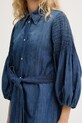 Pinko sukienka koszulowa jeansowa 106401.A33J niebieski