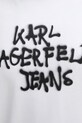 Karl Lagerfeld Jeans sukienka bawełniana B1W13043 biały