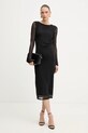 Patrizia Pepe sukienka 8A1604.J376 czarny SS26