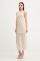 Patrizia Pepe sukienka 8A1639.J396 beżowy SS26